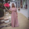 Robe de cérémonie Moana - Vieux rose - 42 à 48 – Image 4