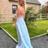 Robe de cérémonie Ainbo - Bleu ciel – Image 6