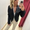 Blazer court Audrey - Noir – Image 2
