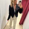 Blazer court Audrey - Noir – Image 3