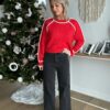 Jeans flare Louise - Gris foncé – Image 3