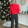 Jeans flare Louise - Gris foncé – Image 7