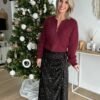 Jupe sequin - ceinture integrée – Image 4