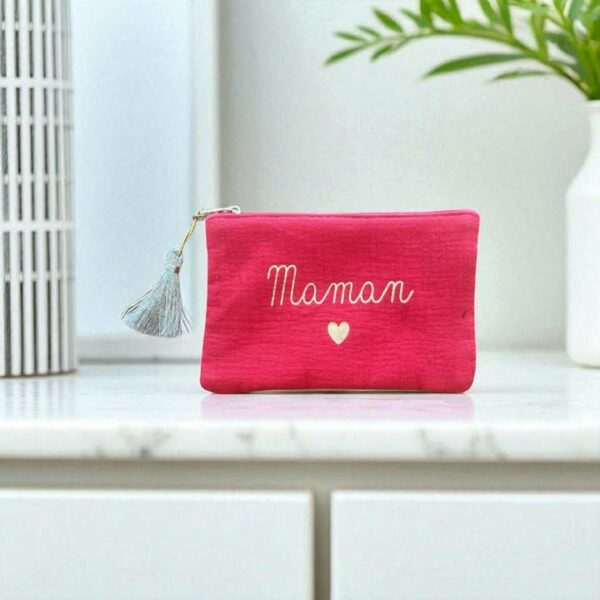 Pochette en coton Maman – Image 3