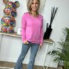 Pull Polaire col rond - Fuchsia – Image 4