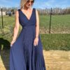 Robe de cérémonie Victoria - Bleu marine – Image 5