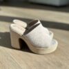 Mules à talon Josie - Beige – Image 4