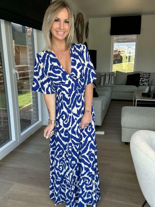 Robe Louna - Bleu roi – Image 5