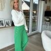 Pantalon Madelia - Vert – Image 2