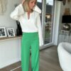 Pantalon Madelia - Vert – Image 5