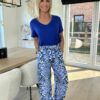 Pantalon Elisa - Bleu – Image 2