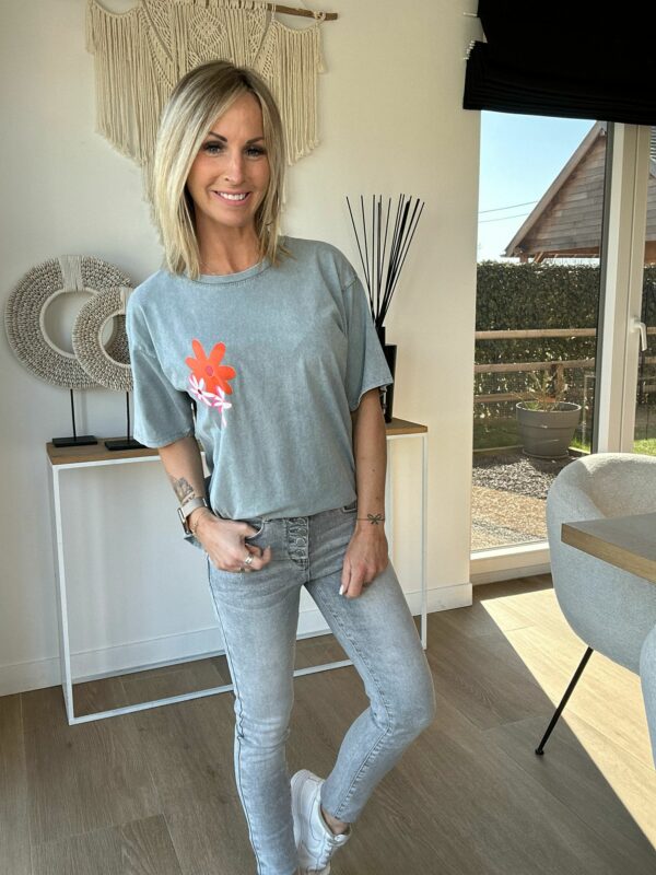 T-shirt Yourself - Gris – Image 4