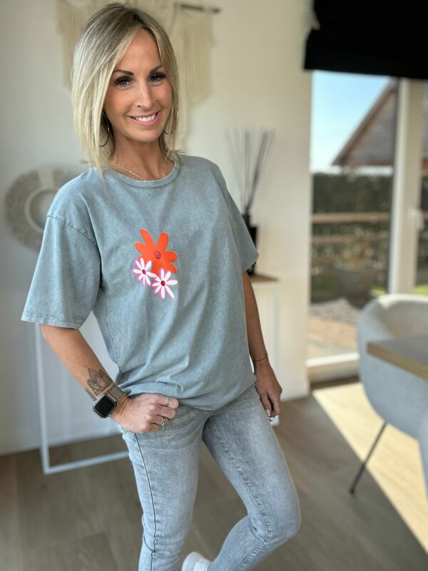 T-shirt Yourself - Gris – Image 2