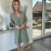 Robe en jeans Klara - Kaki – Image 5