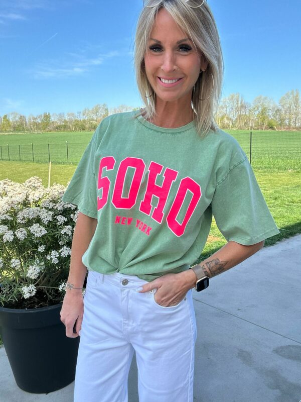 T-shirt Soho - Kaki – Image 2
