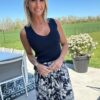 Top Fanny - Bleu marine – Image 2