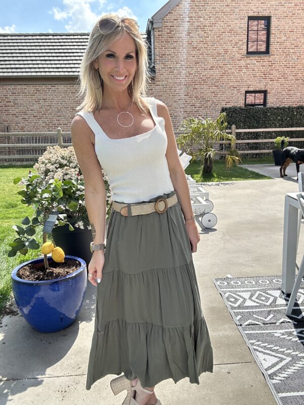 Jupe Loredana - Kaki – Image 4