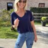 T-shirt Joana - Marine – Image 5