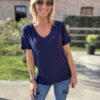 T-shirt Joana - Marine – Image 3