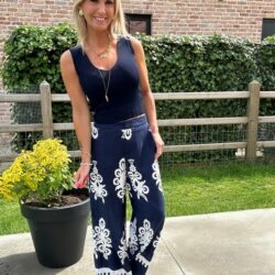 N°37B Top Fanny - Bleu marine