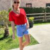 T-shirt Joana - Rouge – Image 5