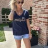 T-shirt Toti - Bleu marine – Image 2