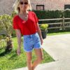 T-shirt Joana - Rouge – Image 2