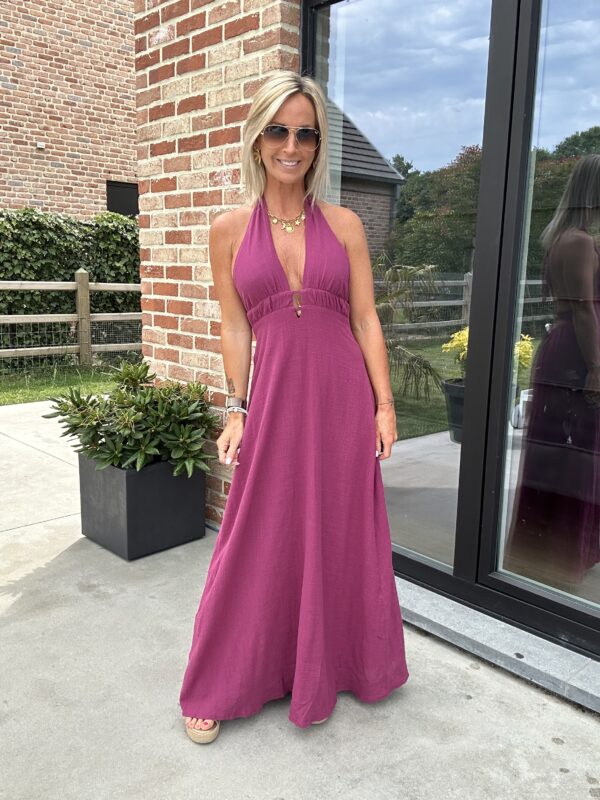 Robe Lilia - Aubergine – Image 7