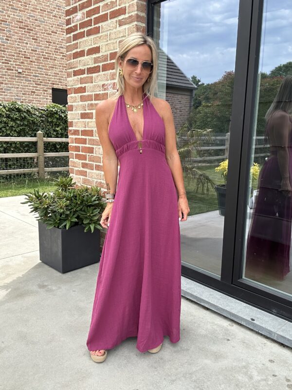Robe Lilia - Aubergine – Image 6