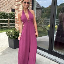 N°56 Robe Lilia - Aubergine