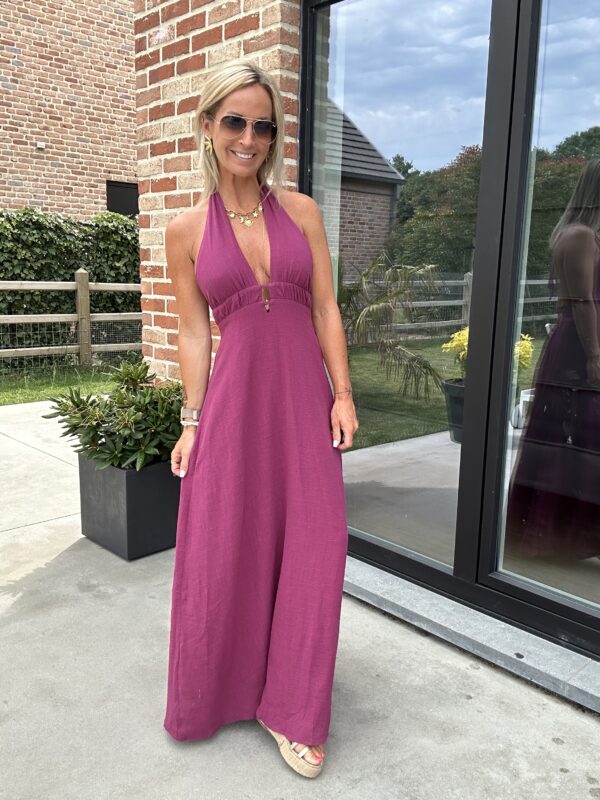 Robe Lilia - Aubergine