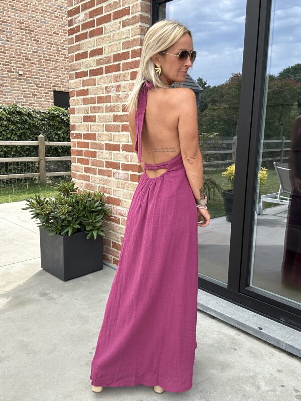 Robe Lilia - Aubergine – Image 2