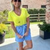 T-shirt Joana - Jaune – Image 4