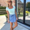 T-shirt Davy - Aqua – Image 2