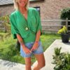 Blouse Nadège - Vert – Image 3