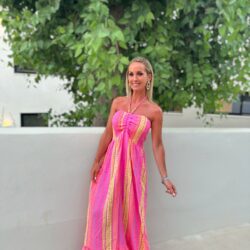 ROBE BUSTIER ZURI - ROSE