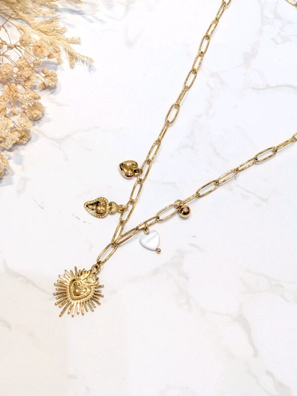 Collier chaine Soleil – Image 2