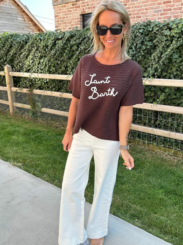 N°21 Pull Saint Barth - Choco – Image 2