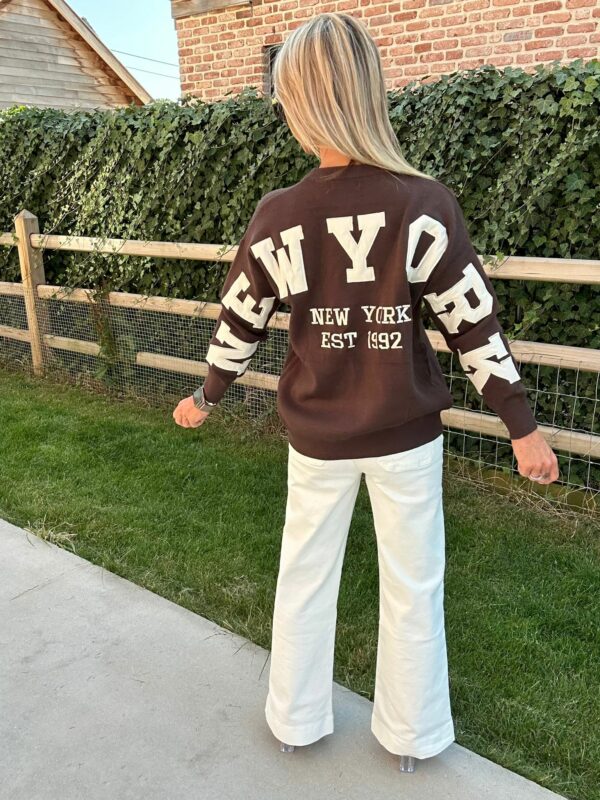 N°25 Pull New York - Choco – Image 3