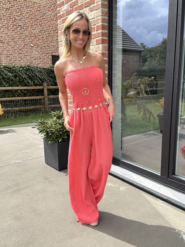 Combi bustier Jill - Corail – Image 3